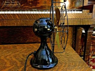 Menominee Electric Ball Fan Antique Vintage Old Restored 5