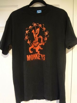 Rare,  Vintage 12 Monkeys 1995 Universal Promotional T - Shirt (size Large)