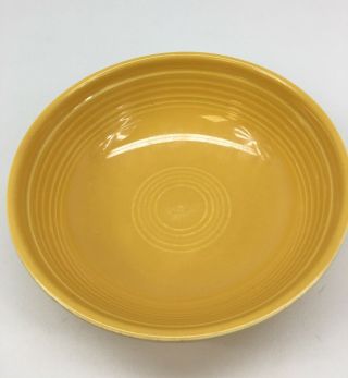 Rare Vintage Fiesta Ware Yellow Individual Salad Bowl