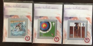 2012 Topps Olympic Complete Set Olympic Games Stamp Stamps Cs - 1 Thru Cs - 30 Rare