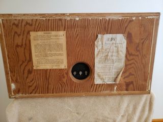 ACOUSTIC RESEARCH AR - 1W Vintage Speaker Serial number 17928 5