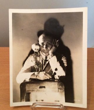 Erich Von Stroheim Rare Vintage Studio Photo For Poster - - Look