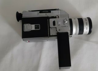 Vintage Canon 814 Auto Zoom Elecronic 8mm Movie Camera Film With Case 3