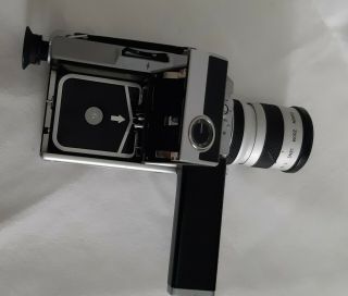 Vintage Canon 814 Auto Zoom Elecronic 8mm Movie Camera Film With Case 6