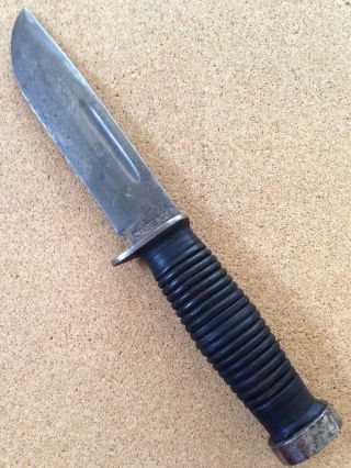 Vintage Case Xx 337 - 6 " Q Quartermaster Fixed Blade Knife