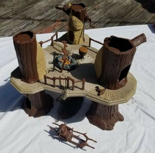 Star Wars Vintage Ewok Village Playset Kenner 1983 Complete Parts Rotj