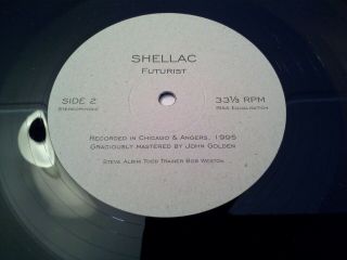 Ultra rare Steve Albini Shellac LP The Futurist 1997 8