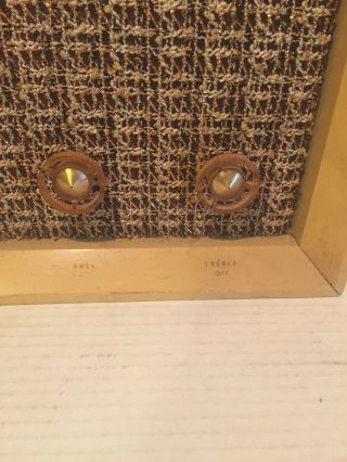 Vintage SILVERTONE HI - FI Tube Amp Speaker Model 9316 Blonde ?? 3