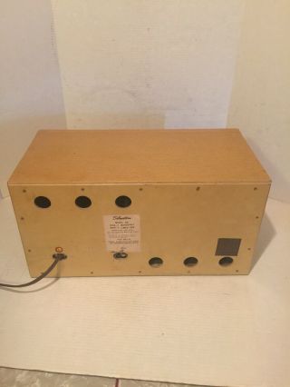 Vintage SILVERTONE HI - FI Tube Amp Speaker Model 9316 Blonde ?? 6
