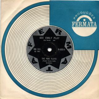 Pink Floyd See Emily Play / Scarecrow Brazil 1967 Rare 7 " 45 Fb - 332223 - A