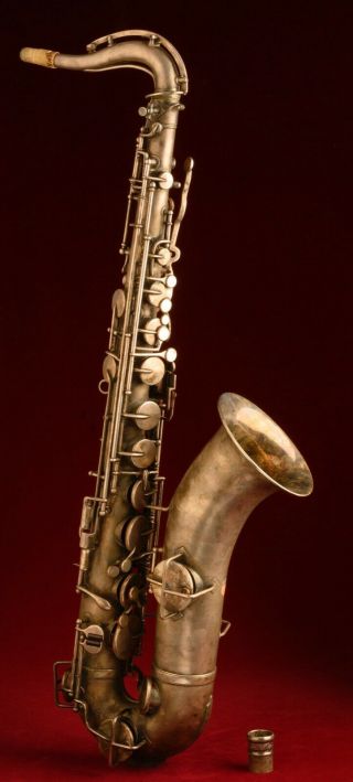 Vintage 1927 H.  N.  White King Bb Tenor Saxophone S.  N.  83303 - For Restoration