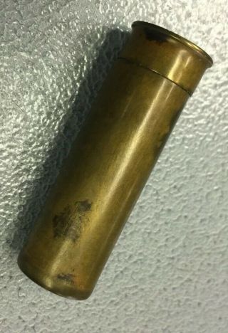 Vintage 1920’s Brass Shotgun Shell Match Safe Von Lengerke & Detmold York