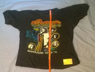 Authentic Vintage Aerosmith Concert T - Shirt / ticket stub 1978 3