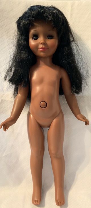 VINTAGE 1970 IDEAL “TARA” AUTHENTIC BLACK DOLL WITH HAIR THAT GROWS 3