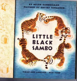 LITTLE BLACK SAMBO vintage childrens Little Golden Book 57 Tenggren,  C ed. 3