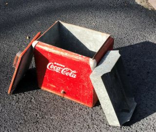 Coca Cola Cooler Vintage Ice Chest Coke