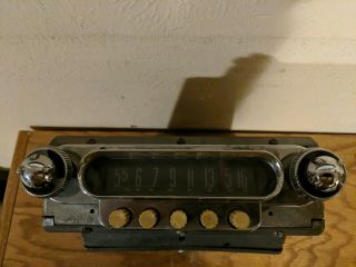 Vintage 1949 - 1950 Ford Car Radio Fomoco Made In Usa