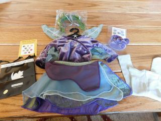 American Girl Today Wood Fairy Costume - Complete Retired Htf Nib