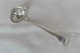 Antique Solid Silver George Iii Sugar Sifter Ladle By Peter & Ann Bateman 1795.