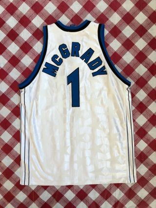 Vintage 2001 Tracy T - Mac McGrady Orlando Magic Champion Authentic NBA Jersey 48 5