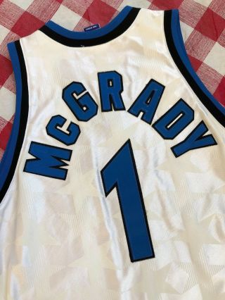 Vintage 2001 Tracy T - Mac McGrady Orlando Magic Champion Authentic NBA Jersey 48 6