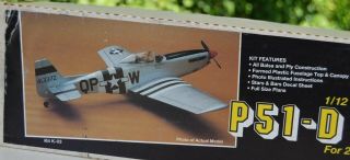 Vintage House Of Balsa P - 51d Mustang Limited Kit K - 03,  Package Deal - - - Read