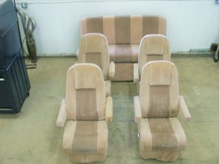 VINTAGE CUSTOM CONVERSION VAN CAPTAIN ' S CHAIRS WITH ELECTRIC REAR BED/SEAT 2