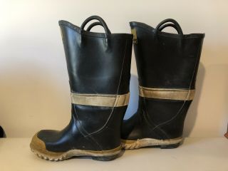 Vintage Firefighters Boots - Servus Steel Toe Fire Boots 1967 - 1975