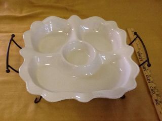 Home Interiors & Gifts Relish Serving Tray Pottery Vintage Last One