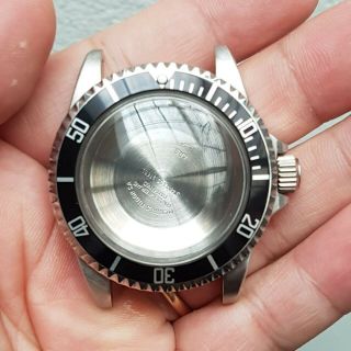 Vintage Tudor 7016/0 Submarine 200m Snowflake,  Black Bezel Watch Case