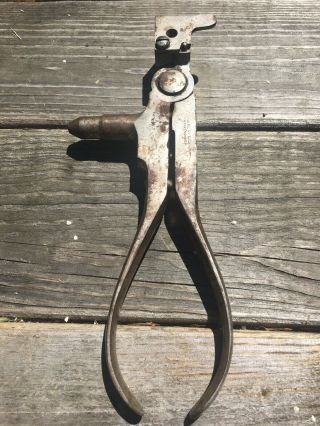 Rare Vintage Steel 45 Gov.  Ideal Hand Reloading Tool Bullet Mold/sizer