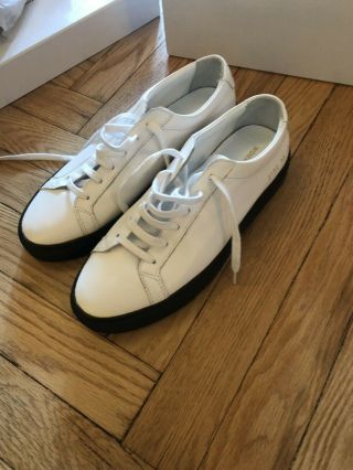 Common Projects 39 womens RARE white with black sole 2