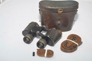 Vintage German Carl Zeiss Deltrentis 8x30 Military Type Binocular 1923 Pre - Ww2