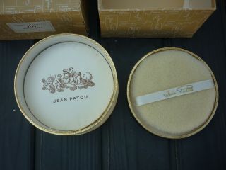 Vintage Jean Patou Joy Powder Poudre De Toilette Paris Old Stock NIB 3