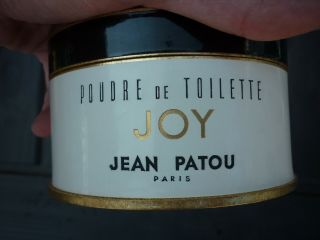 Vintage Jean Patou Joy Powder Poudre De Toilette Paris Old Stock NIB 4