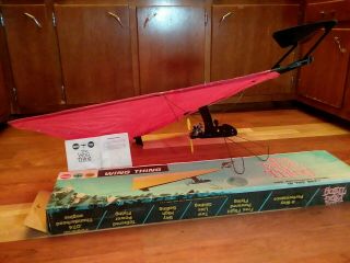 Vintage Gilbert Gas Powred Plane The Wing Thing 1963 American Flyer Toy Kite Vtg