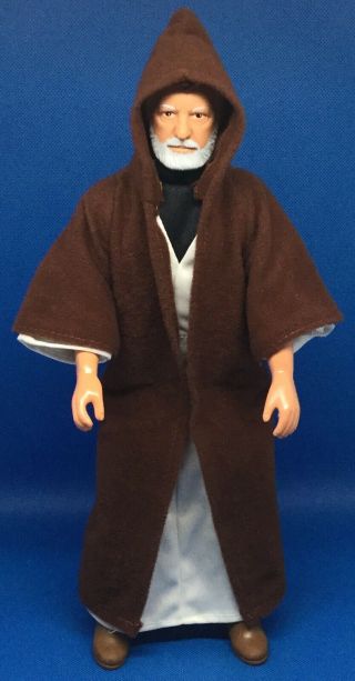 Vintage 1978 Star Wars Obi - Wan Kenobi 12 Inch Action Figure With Robe Kenner