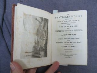 1836 Traveller ' s Guide to York,  rare,  with 3 maps 3