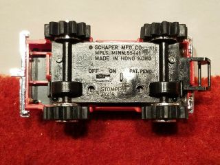 Vintage Schaper Stomper 4x4 ' s Jeep Honcho Red early 80s Runs,  lights,  good clips 2