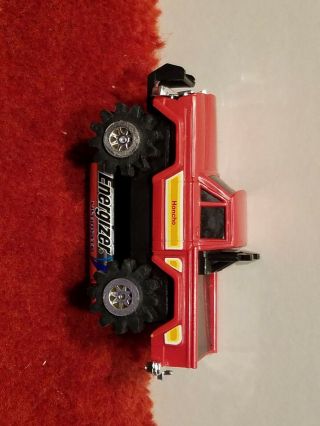 Vintage Schaper Stomper 4x4 ' s Jeep Honcho Red early 80s Runs,  lights,  good clips 5