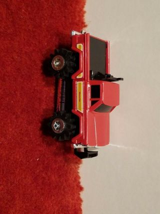 Vintage Schaper Stomper 4x4 ' s Jeep Honcho Red early 80s Runs,  lights,  good clips 6