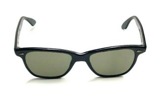 American Optical Ao True Color Cn25 - 51 Black Vintage Horn Rimmed Sunglasses 3d
