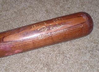 Vintage Pat Borders Seattle Mariners Game Louisville Slugger Baseball Bat