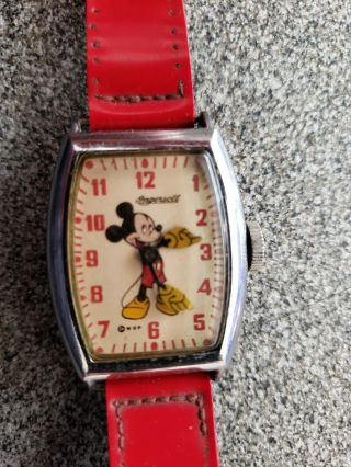 Authentic 1940 ' s Vintage Ingersoll Mickey Mouse Watch in. 2