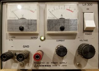 Rare Vintage Lambda La - 300 16.  5v 7a Regulated Dc Power Supply Powers On