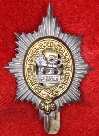 British Army Military Ww2 Worcestershire Regiment Cap Badge [11593]