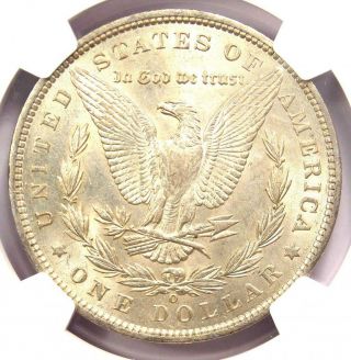 1886 - O Morgan Silver Dollar $1 - Certified Ngc Au58 - Rare Date - Near Unc/ms