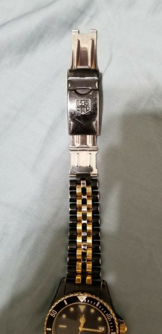 Tag Heuer 1000 Professional Vintage Dive Watch Needs batteries. 6