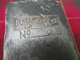 Vintage Kelly Registered Axe Head Embossed Connecticut? Pattern 4