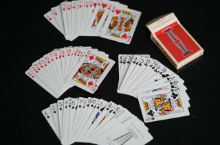 Vintage Jerry ' s Nugget Casino playing cards RED Authentic 3